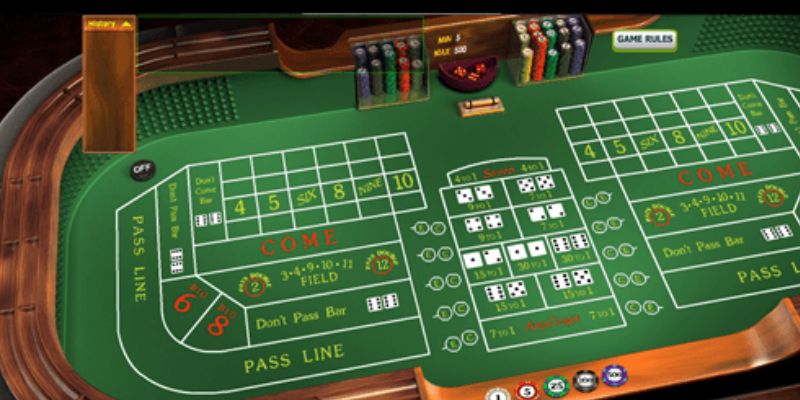 Craps – Trò chơi xúc xắc hấp dẫn